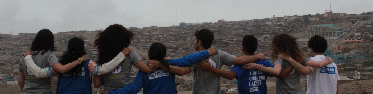 The volunteers of the project in Ventanilla