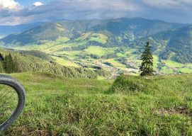 bike paths, pavement and mountains