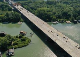 Four Interlinked Bridges over The Danube